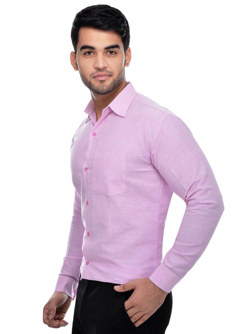 mens solids formal shirt - 18423286 - Zoom Image - 2