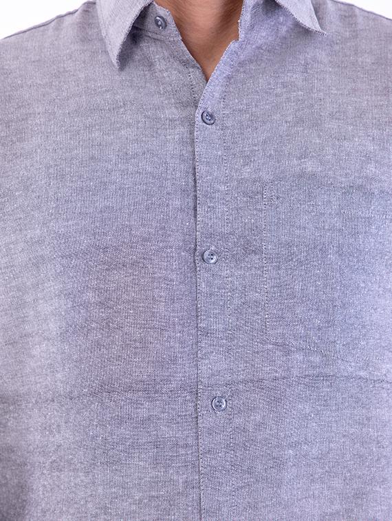 mens solids formal shirt - 18423329 - Zoom Image - 5