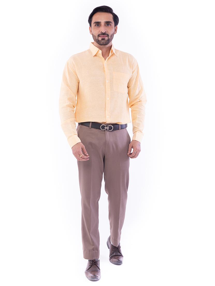 mens solids formal shirt - 18423329 - Zoom Image - 9