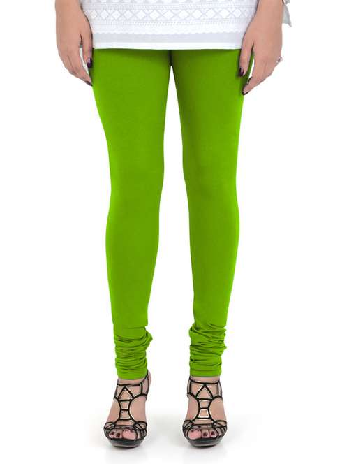 green solid churidar - 18431784 - Very Small Image - 1