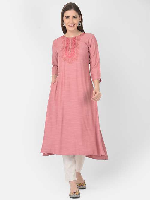women's a-line kurta - 18437096 - Very Small Image - 1