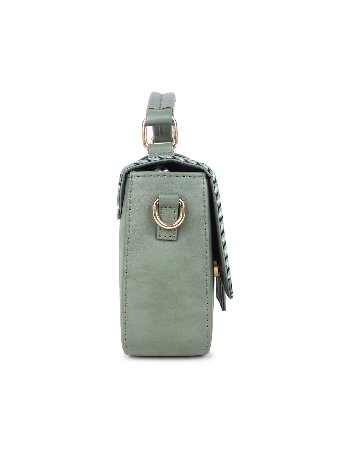 green printed regular sling bag - 18438548 - Zoom Image - 3