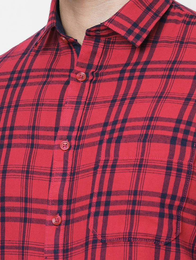 mens checks casual shirt - 18440691 - Standard Image - 4