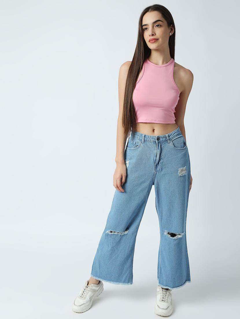 women's crop halter neck top - 18446216 - Zoom Image - 4