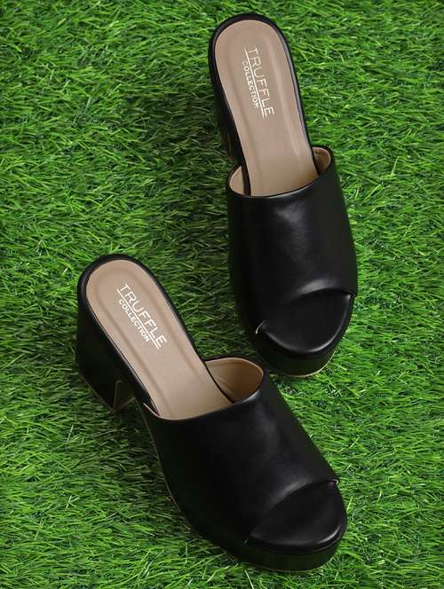 women black slip on sandal - 18451708 - Very Small Image - 1
