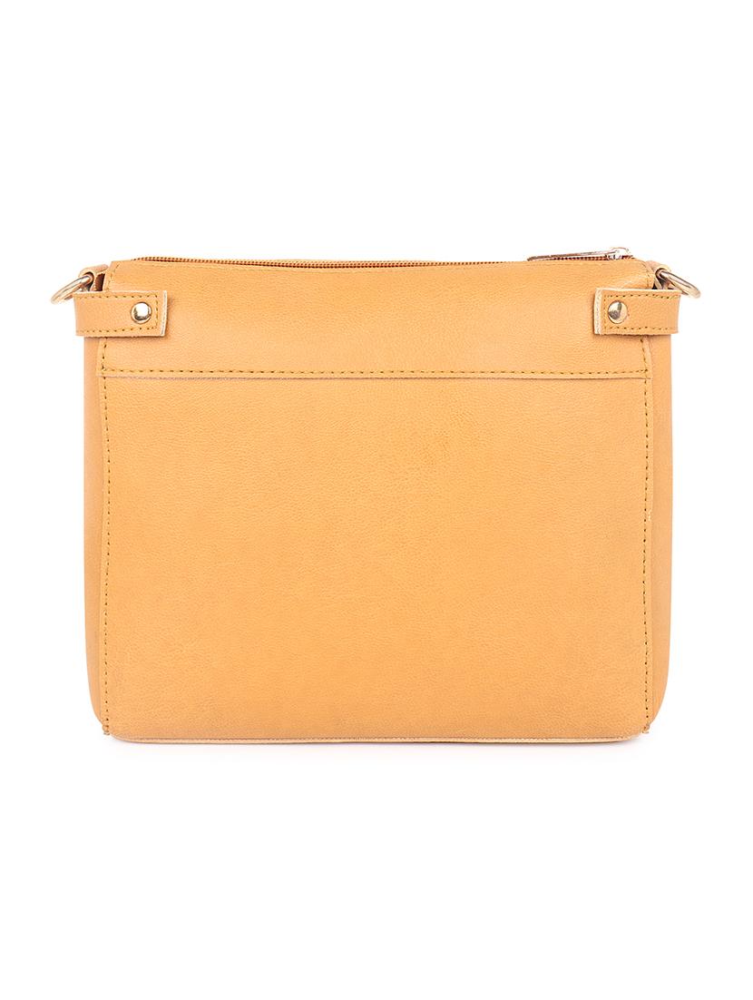 yellow solid regular sling bag - 18457205 - Zoom Image - 1
