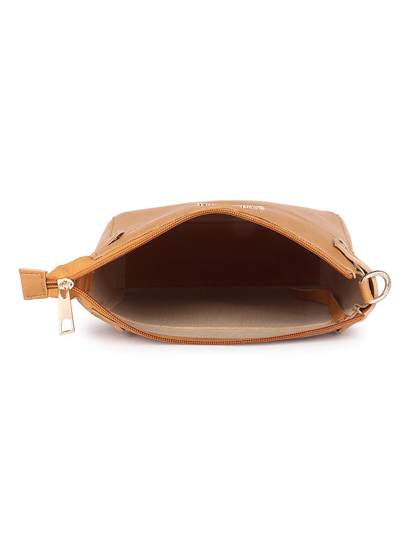 yellow solid regular sling bag - 18457205 - Zoom Image - 2