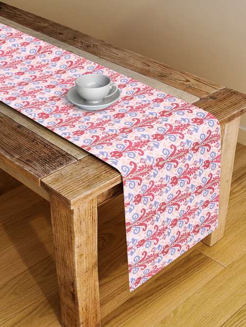 alina decor digital printed table runner for center and dining tabale - 13x56 inch - 18460186 - Very Small Image - 1
