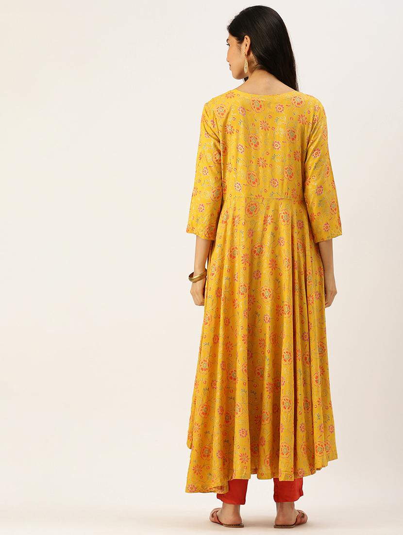 women's flared kurta - 18480696 - Standard Image - 2