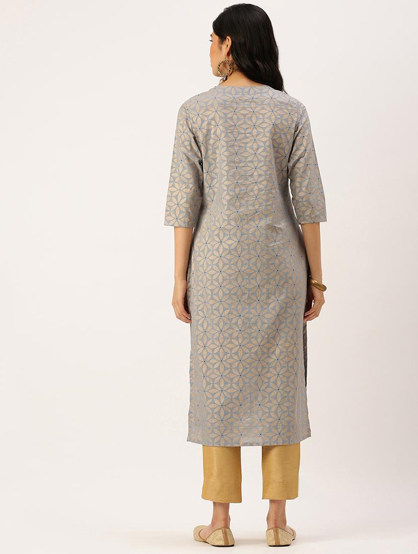 women's straight kurta - 18480723 - Zoom Image - 2