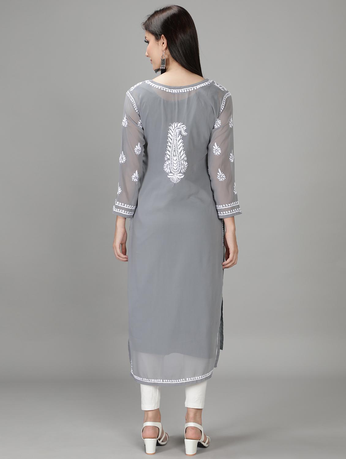 women's straight kurta - 18512712 - Zoom Image - 3