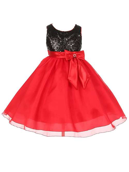 girls round neck sleeveless frock - 18517167 - Very Small Image - 1