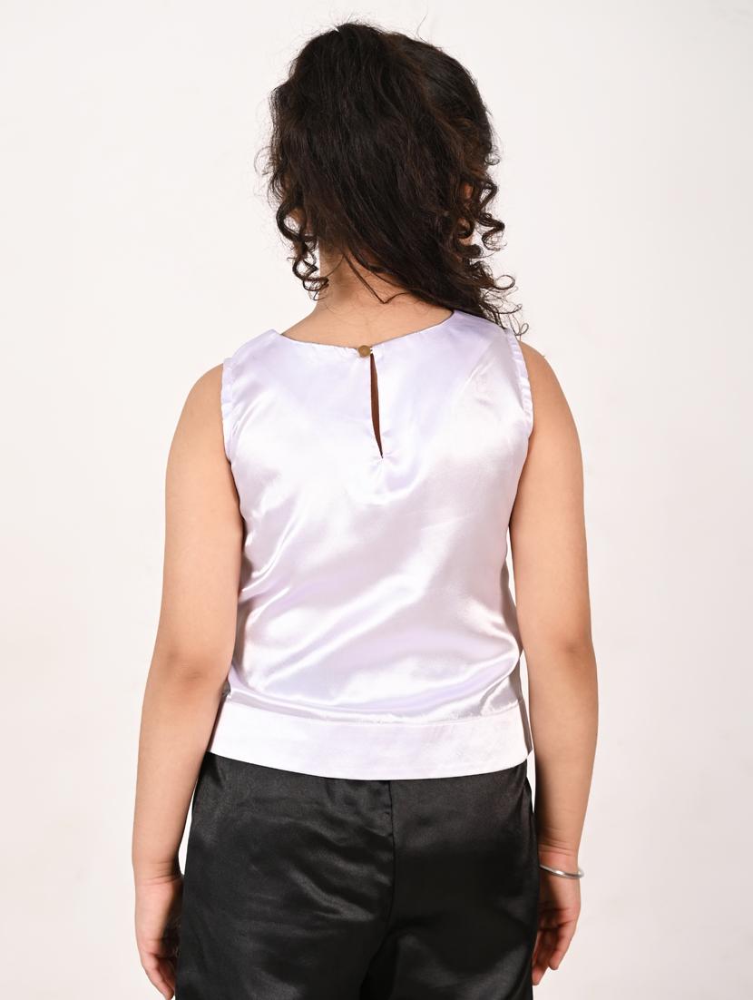 girls round neck top - 18520431 - Zoom Image - 2