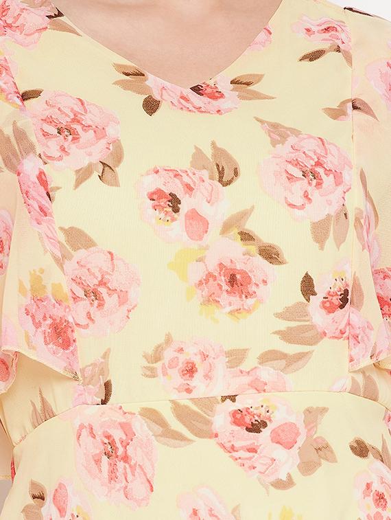 women's fit & flare floral dress - 18531843 - Standard Image - 3
