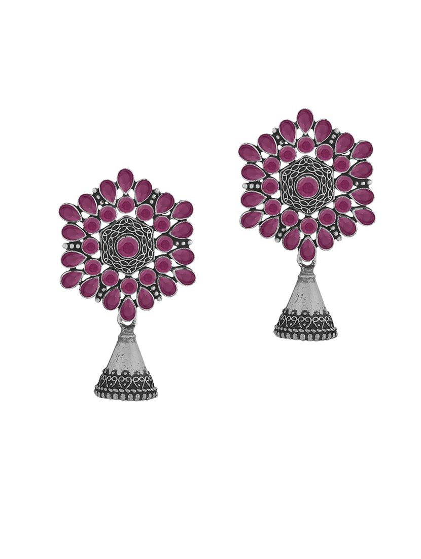 silver plated earring - 18567186 - Zoom Image - 2