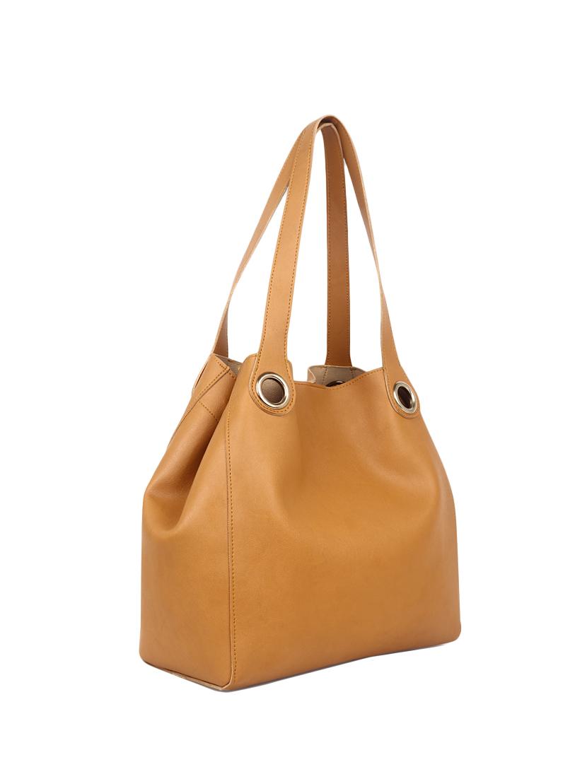mustard solid tote bag combo - 18570847 - Zoom Image - 1