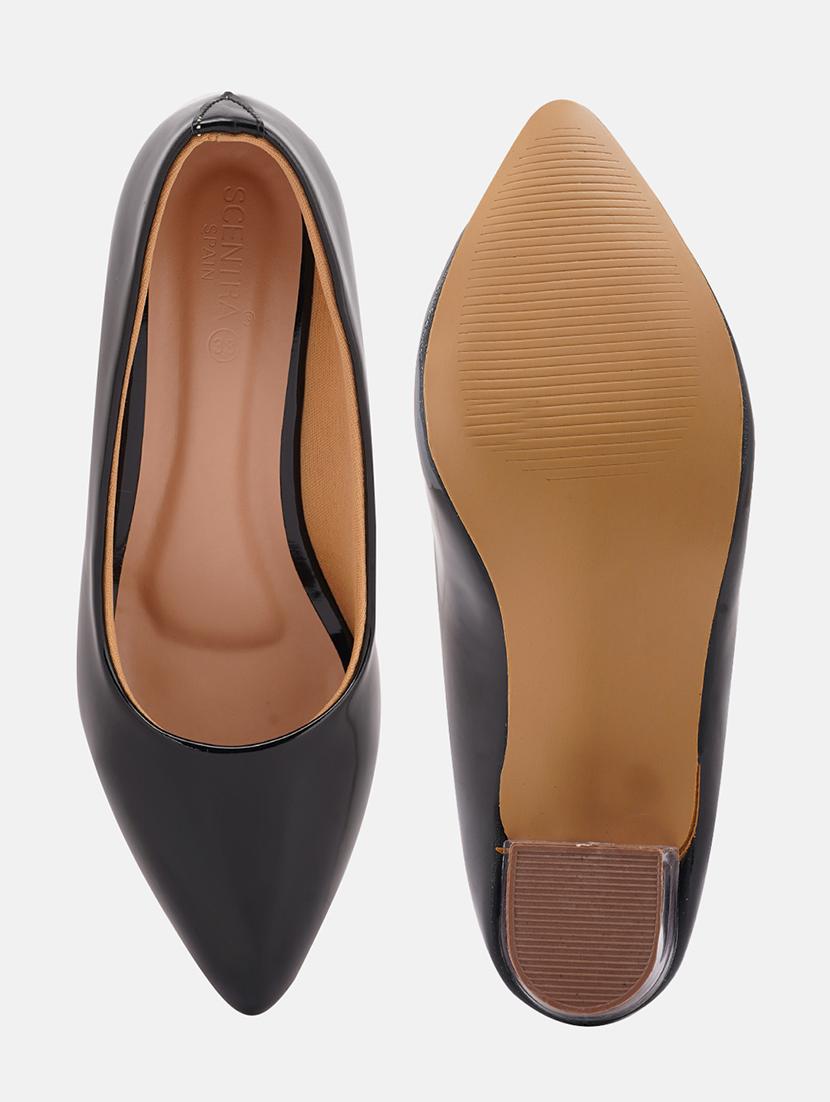 women solid slip on pump - 18573156 - Standard Image - 3