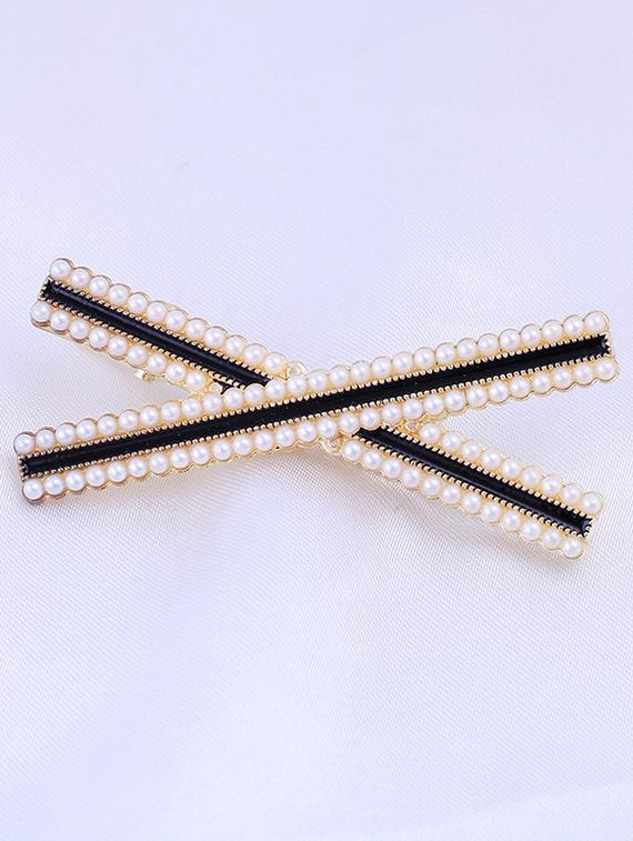 multi colored cotton blend hair pin/clips - 18575409 - Standard Image - 3