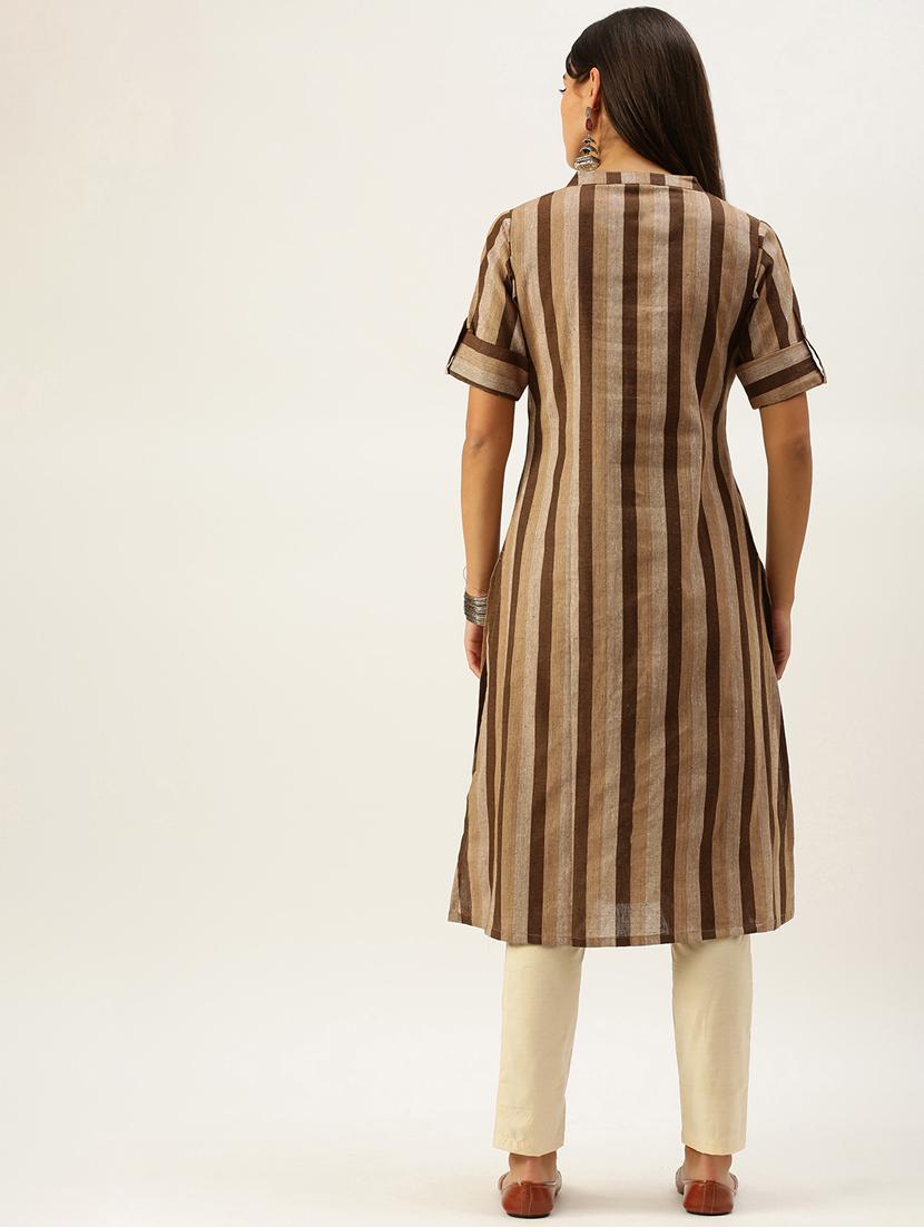 women's straight kurta - 18577710 - Standard Image - 2