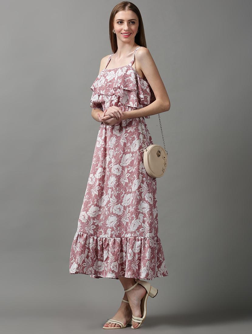 women's tiered dress floral dress - 18590954 - Standard Image - 3
