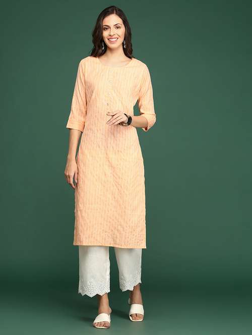 Women's Straight Kurta - 18591153 - Very Small Image - 1