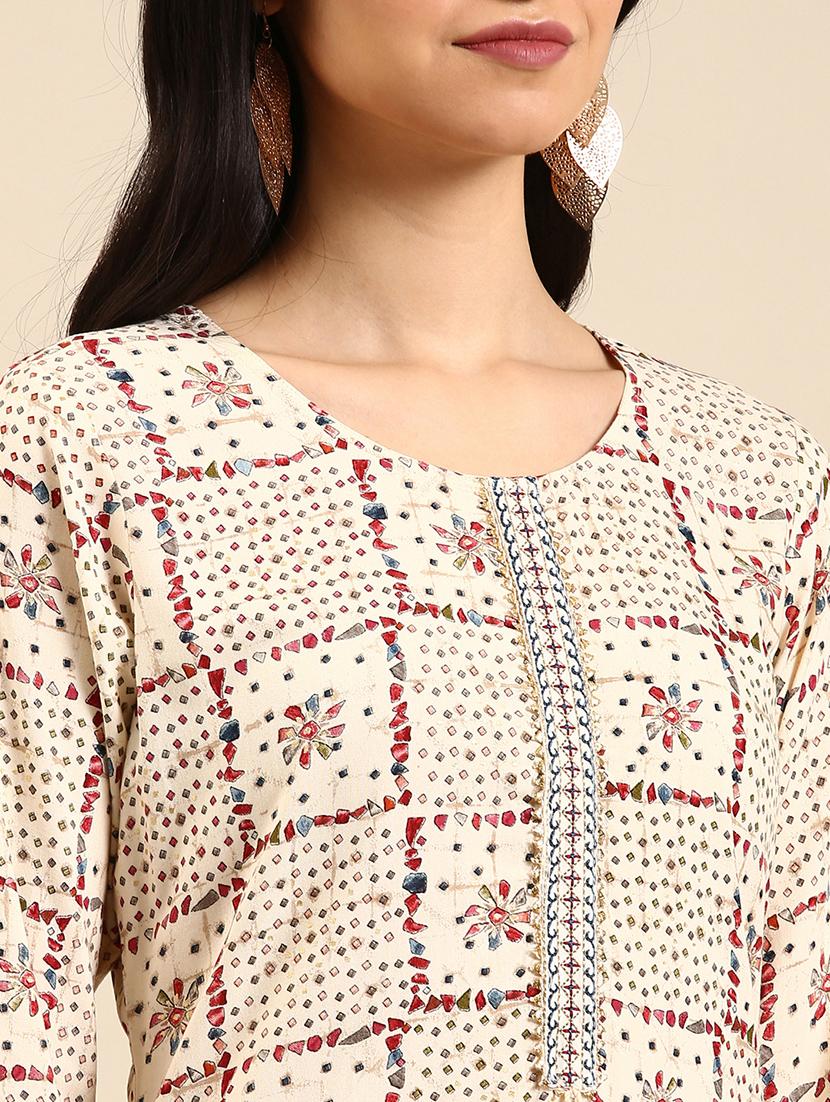 women's straight kurta - 18591162 - Standard Image - 3