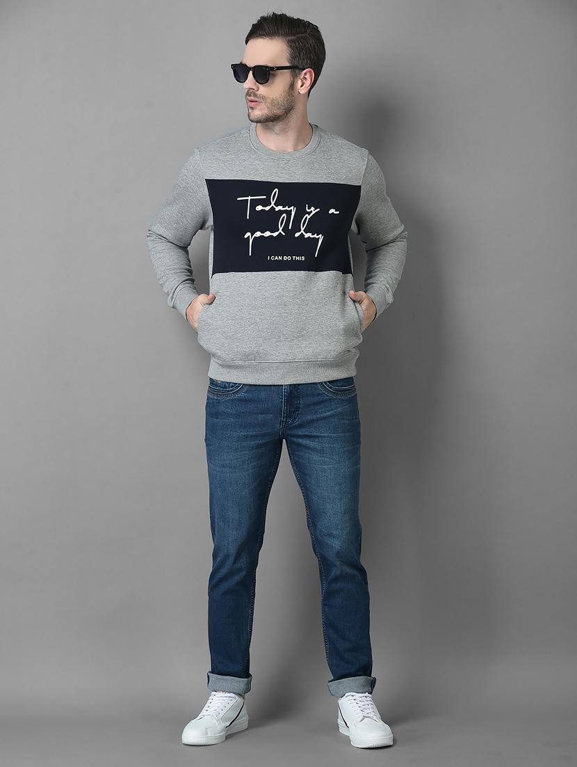 mens chest print sweatshirt - 18601504 - Zoom Image - 4