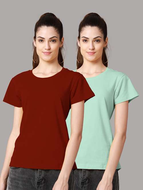 women's t-shirt combo - 18601907 - Very Small Image - 1