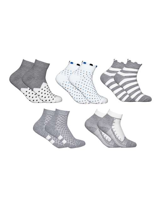 pack of 5 ankle length socks   - 18614013 - Very Small Image - 1