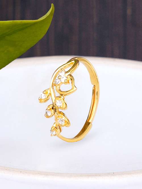 gold metal finger  ring - 18636175 - Very Small Image - 1