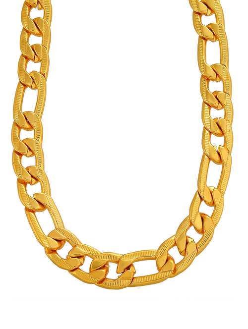 gold plated chain necklace - 18637392 - Very Small Image - 1