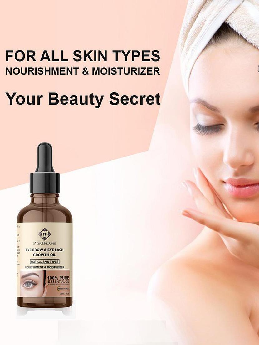 100% pure eyebrow & eyelash growth oil-enriched - 18639945 - Standard Image - 2
