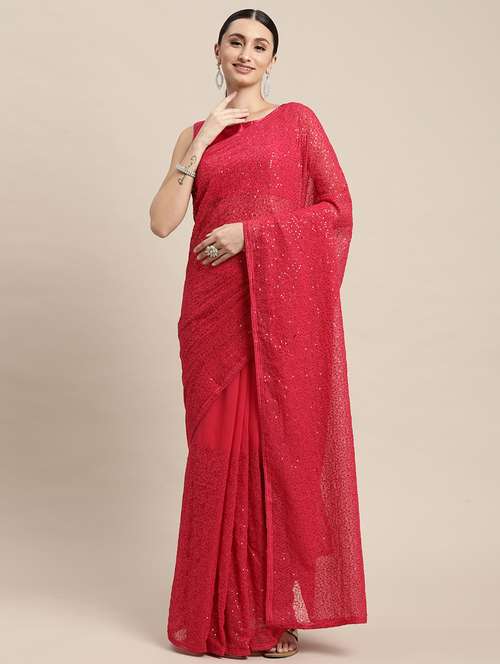 women's embellished saree with blouse - 18642966 - Very Small Image - 1