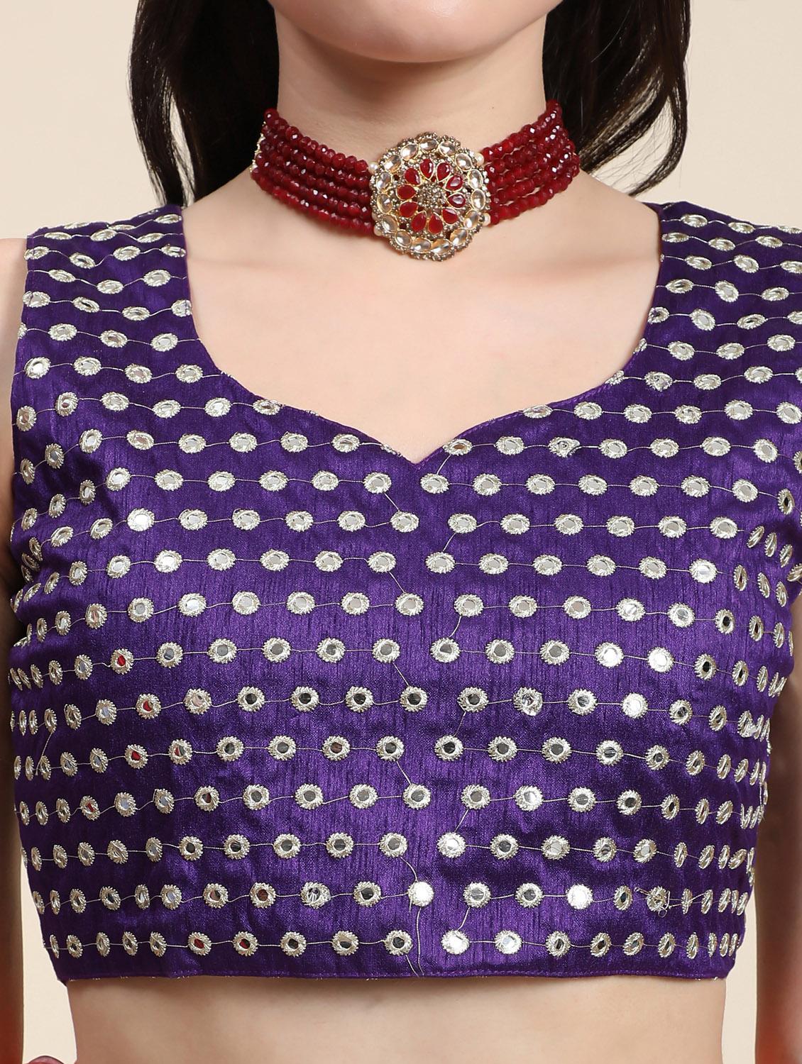 floral printed lehenga choli with dupatta - 18651038 - Zoom Image - 5