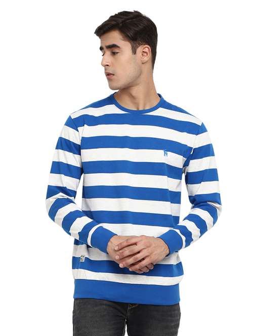 mens striped sweatshirt - 18692339 - Very Small Image - 1
