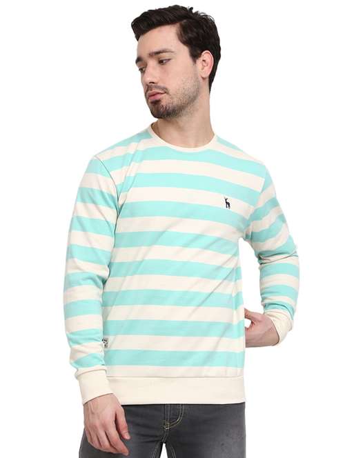 mens striped sweatshirt - 18692341 - Very Small Image - 1
