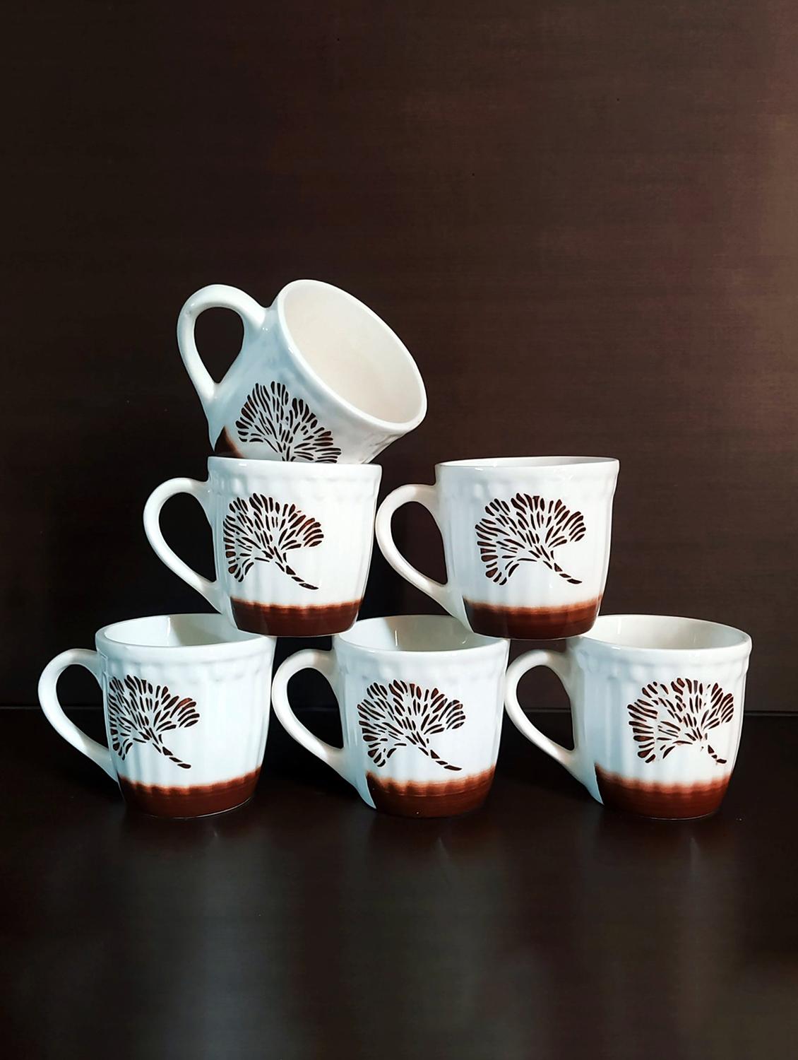 moody panda graceful set of 6 cups | cup set | tea cups | set of 6 cups | ceramic - 18703919 - Standard Image - 2