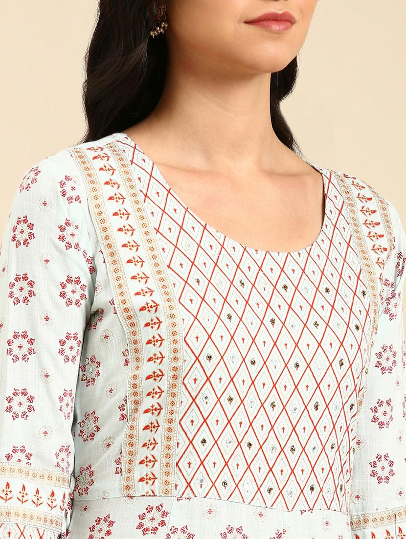 women's flared kurta - 18736736 - Standard Image - 3