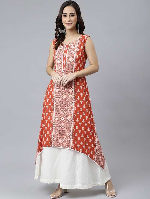 women's asymmetric kurta - 18757927 - Very Small Image - 1