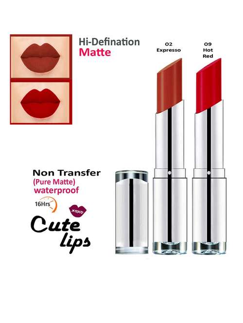 nontransfer matte lipstick combo of 2 - 18766765 - Very Small Image - 1