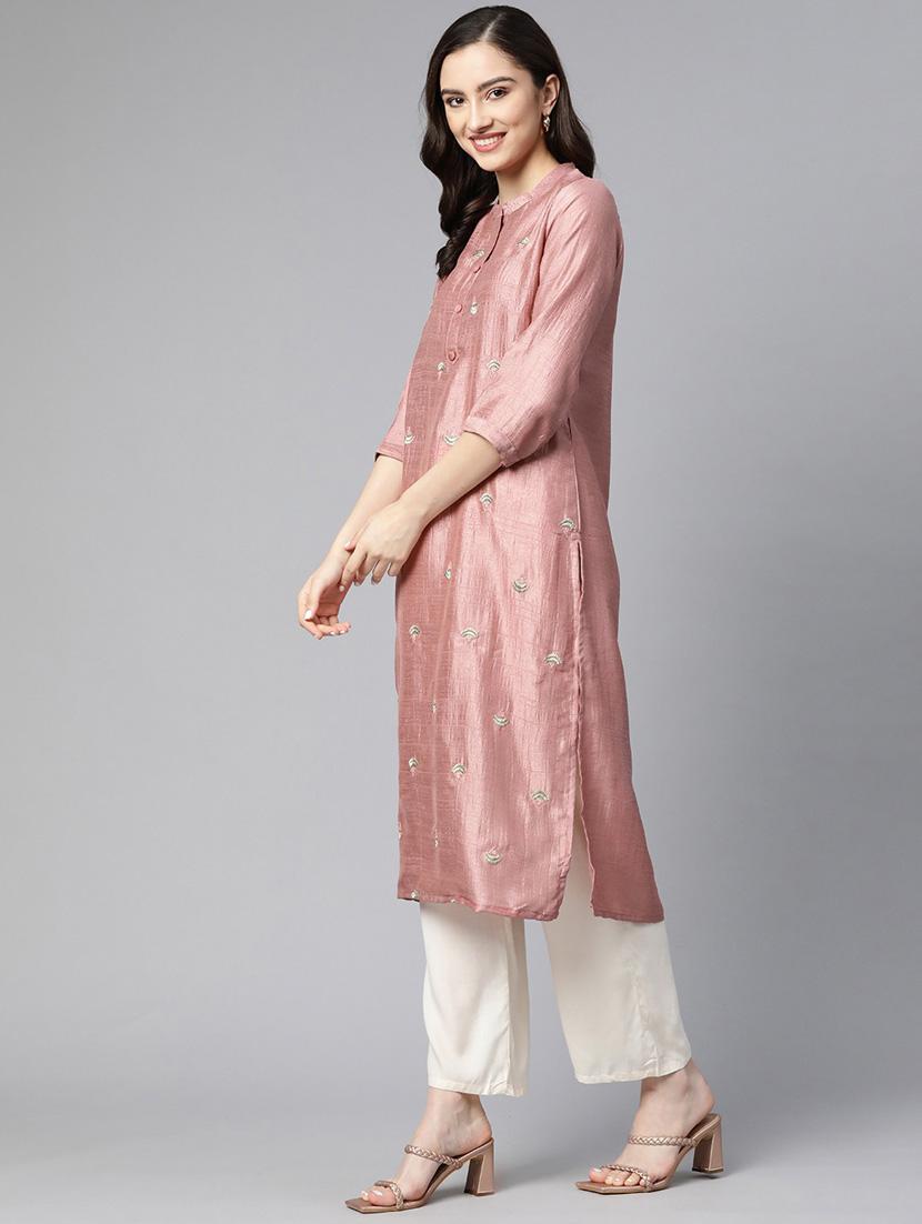women's straight kurta - 18875327 - Zoom Image - 2