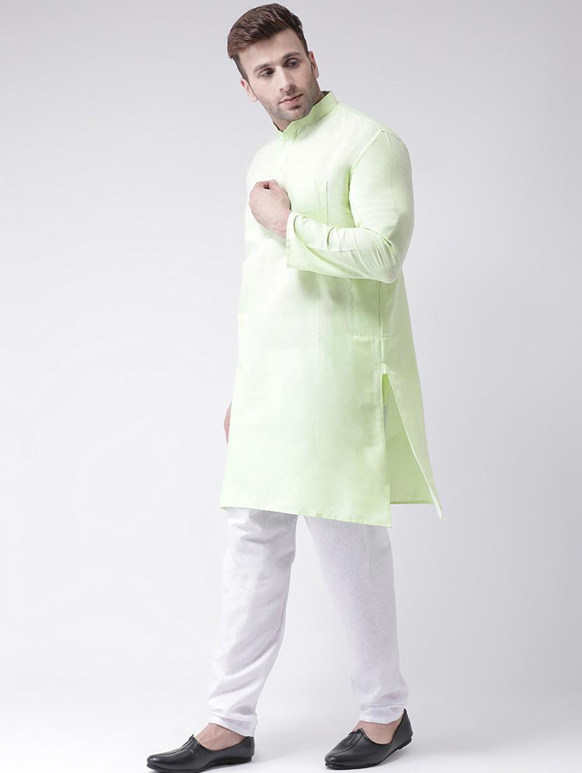 long cotton kurta for men's - 18909259 - Zoom Image - 2