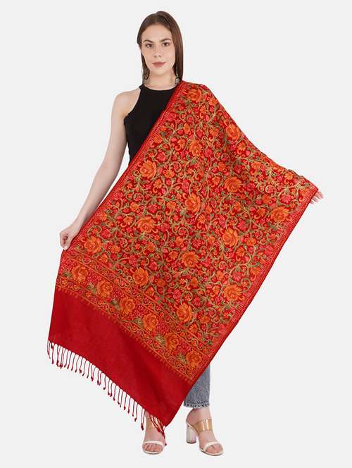 women's floral print stole - 18969379 - Very Small Image - 1