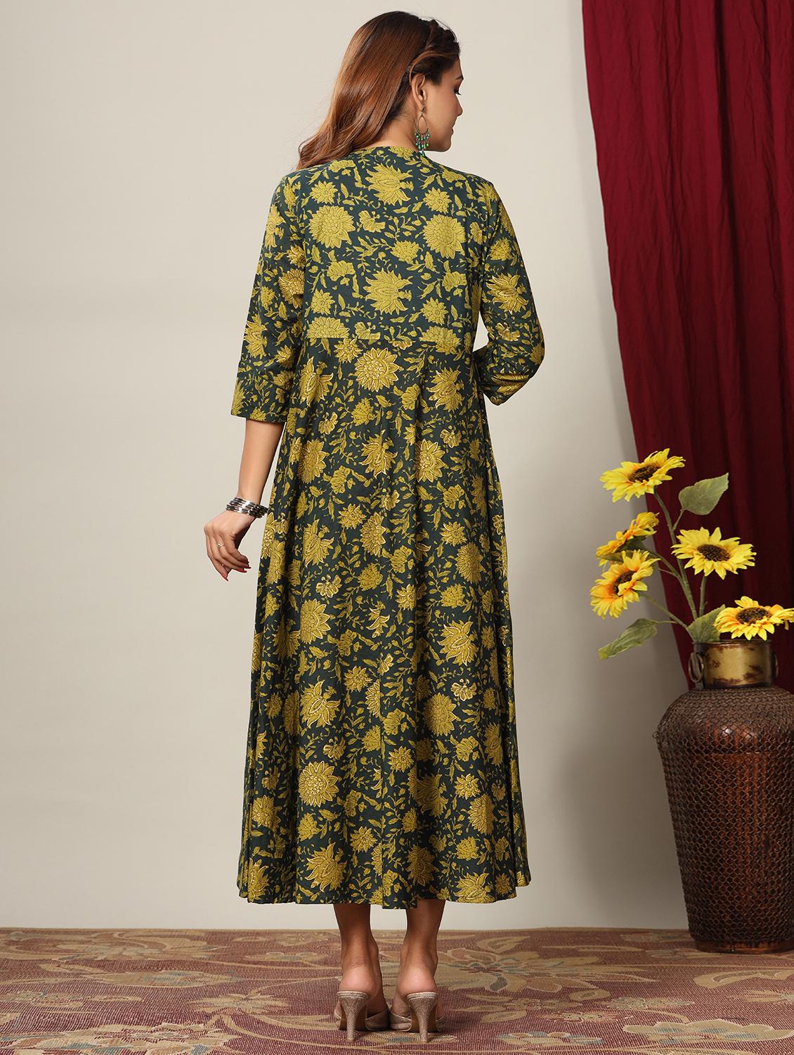 women's flared kurta - 19039591 - Standard Image - 2