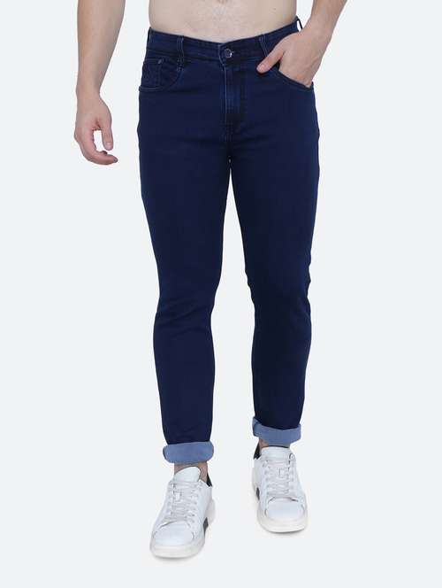 mens slim fit plain jeans - 19084099 - Very Small Image - 1