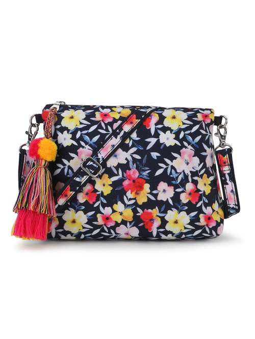 multi printed regular sling bag - 19088710 - Very Small Image - 1
