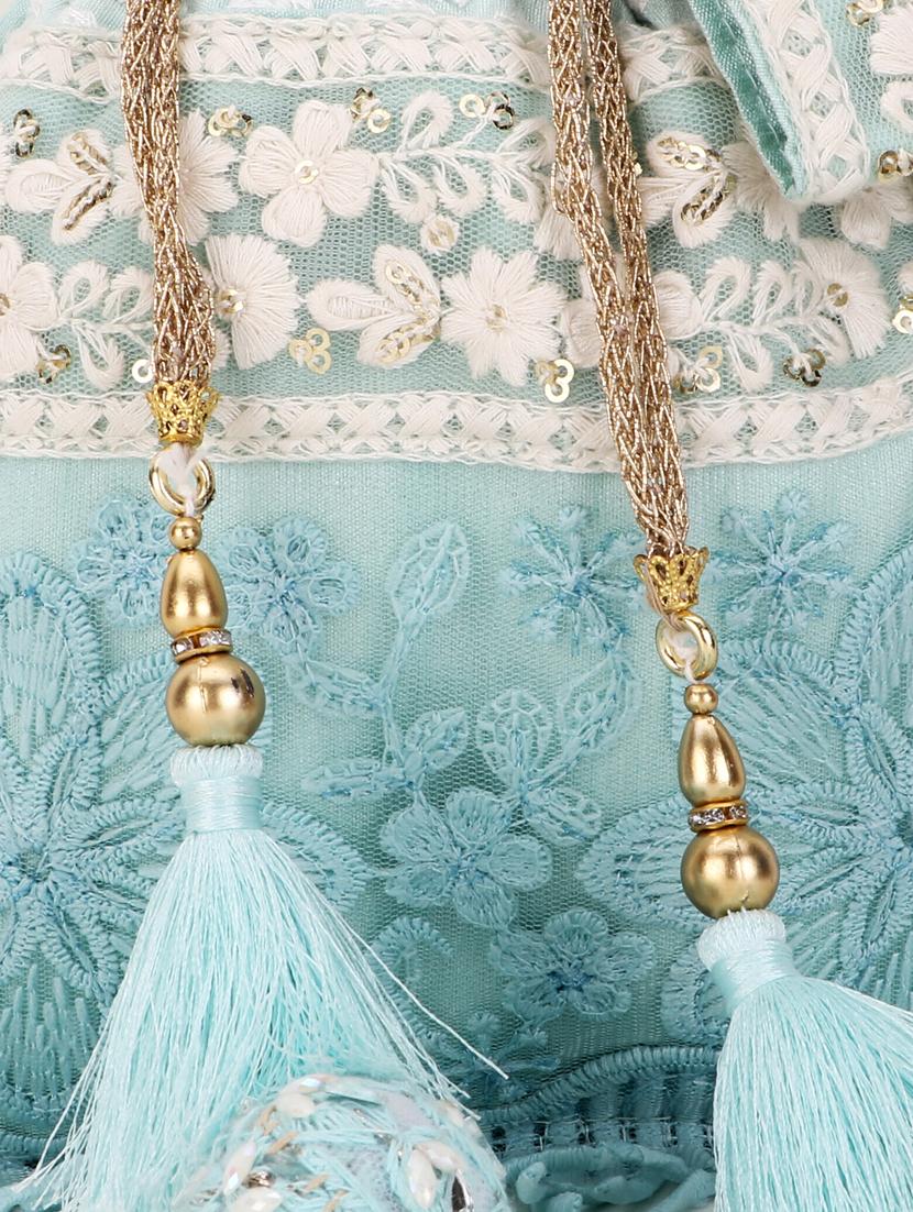 embroidered regular potli - 19088801 - Zoom Image - 3