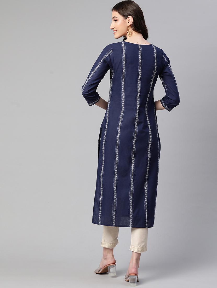 women's straight kurta - 19116931 - Zoom Image - 3