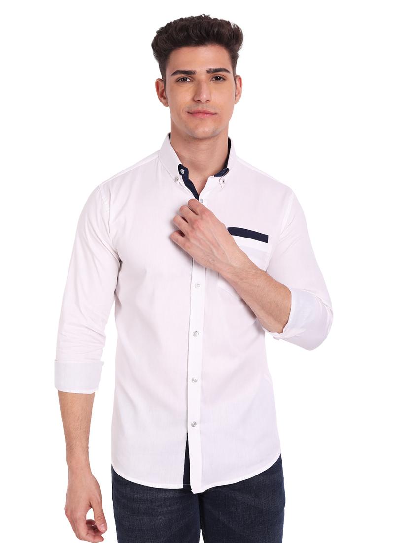 mens solid casual shirt - 19119483 - Standard Image - 5