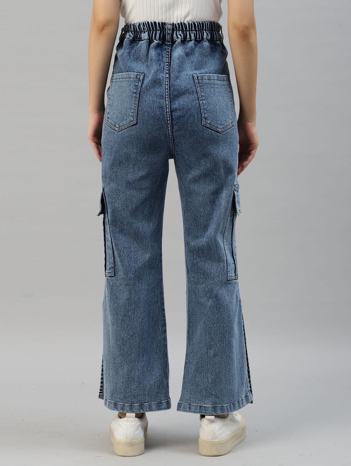 women's high rise solid cargo - 19133790 - Zoom Image - 2